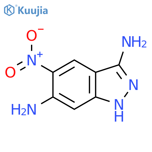 5-nitro-1H-indazole-3,6-diamine structure