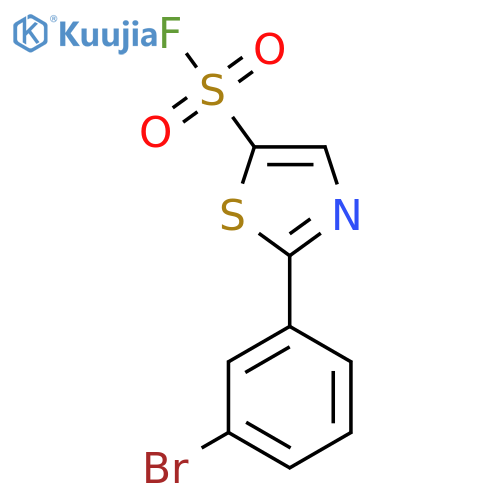 2-(3-Bromophenyl)-1,3-thiazole-5-sulfonyl fluoride structure