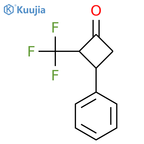 3-Phenyl-2-(trifluoromethyl)cyclobutan-1-one structure