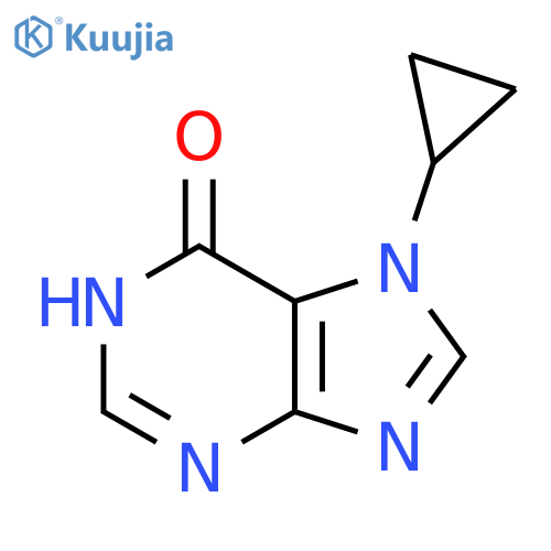 7-cyclopropyl-6,7-dihydro-1H-purin-6-one structure