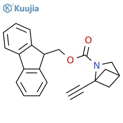 (9H-fluoren-9-yl)methyl 1-ethynyl-2-azabicyclo[2.1.1]hexane-2-carboxylate structure