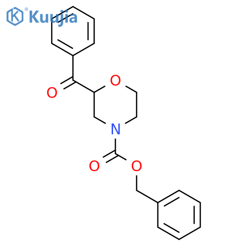Benzyl 2-benzoylmorpholine-4-carboxylate structure