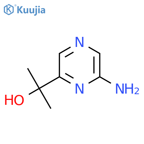 2-(6-Aminopyrazin-2-yl)propan-2-ol structure