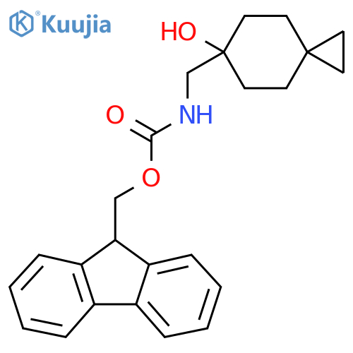 (9H-fluoren-9-yl)methyl N-({6-hydroxyspiro[2.5]octan-6-yl}methyl)carbamate structure