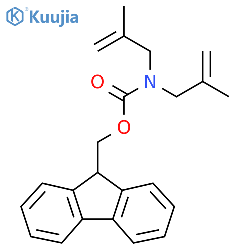 (9H-fluoren-9-yl)methyl N,N-bis(2-methylprop-2-en-1-yl)carbamate structure