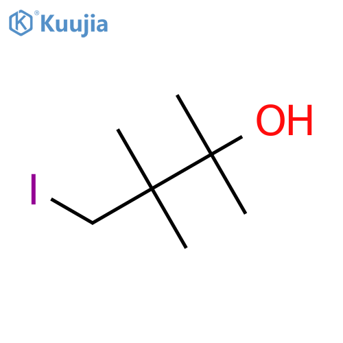 4-Iodo-2,3,3-trimethylbutan-2-ol structure