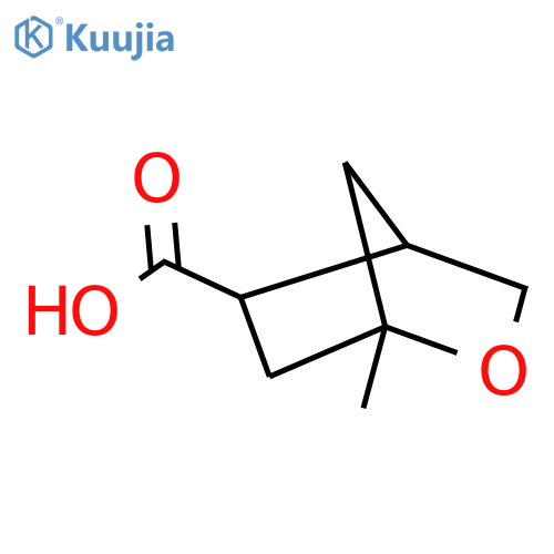 1-Methyl-2-oxabicyclo[2.2.1]heptane-5-carboxylic acid structure