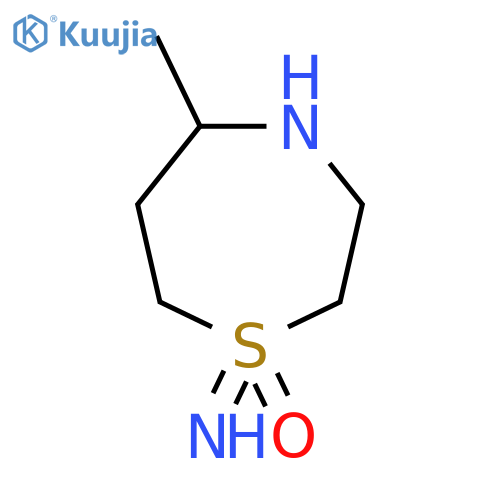 1-Imino-5-methyl-1lambda6,4-thiazepan-1-one structure