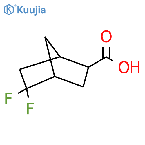 5,5-Difluorobicyclo[2.2.1]heptane-2-carboxylic acid structure