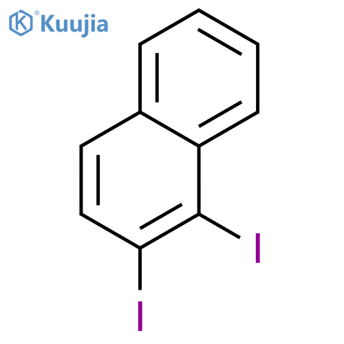 Naphthalene,1,2-diiodo- structure