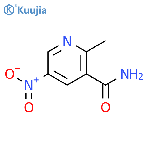 2-Methyl-5-nitronicotinamide structure