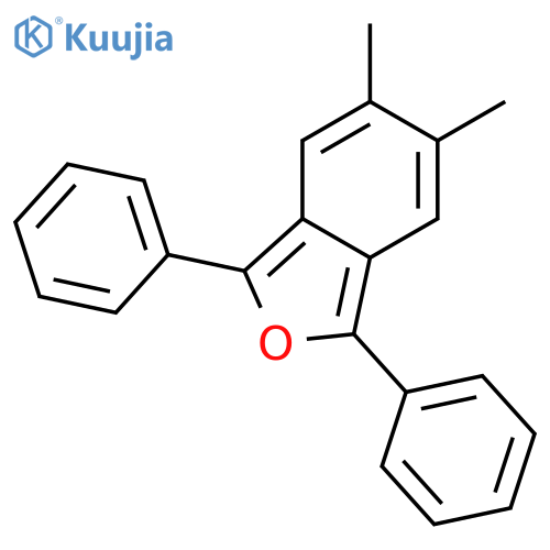 Isobenzofuran,5,6-dimethyl-1,3-diphenyl- structure