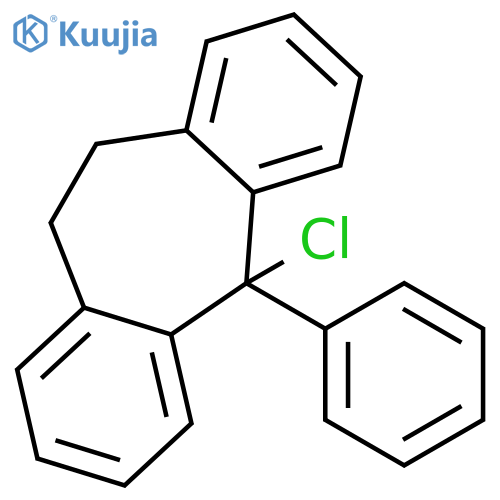 5H-Dibenzo[a,d]cycloheptene, 5-chloro-10,11-dihydro-5-phenyl- structure