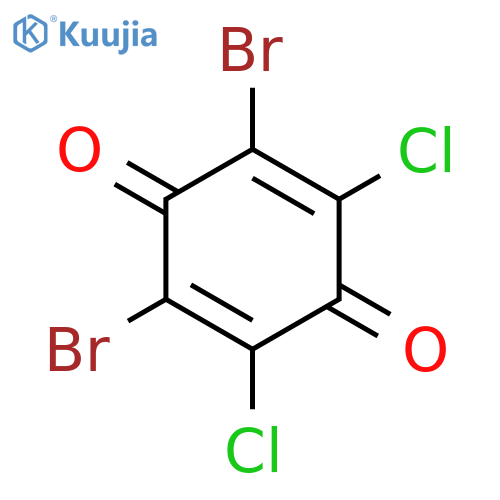2,5-Cyclohexadiene-1,4-dione, 2,6-dibromo-3,5-dichloro- structure
