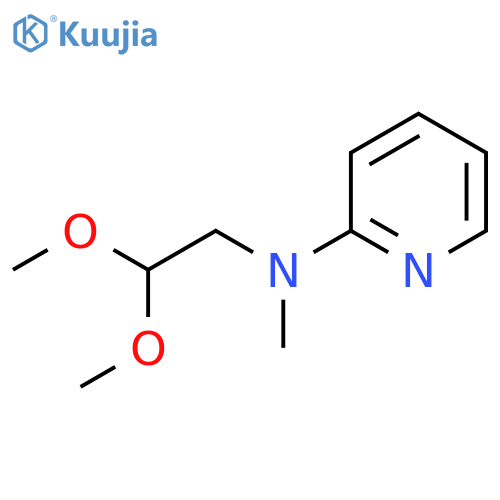 2-Pyridinamine,N-(2,2-dimethoxyethyl)-N-methyl- structure