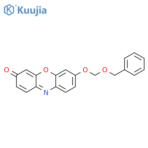 3H-Phenoxazin-3-one, 7-[(phenylmethoxy)methoxy]- structure