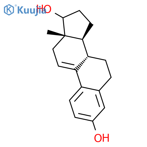 Estra-1,3,5(10),9(11)-tetraene-3,17-diol structure