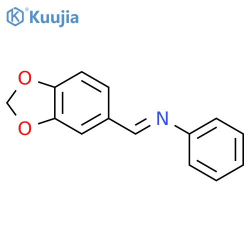 3,4-Methylenedioxybenzylidene Aniline structure