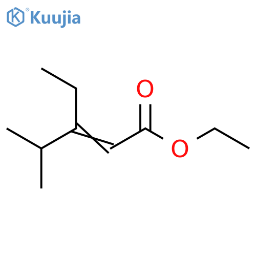 ethyl (2Z)-3-ethyl-4-methylpent-2-enoate structure