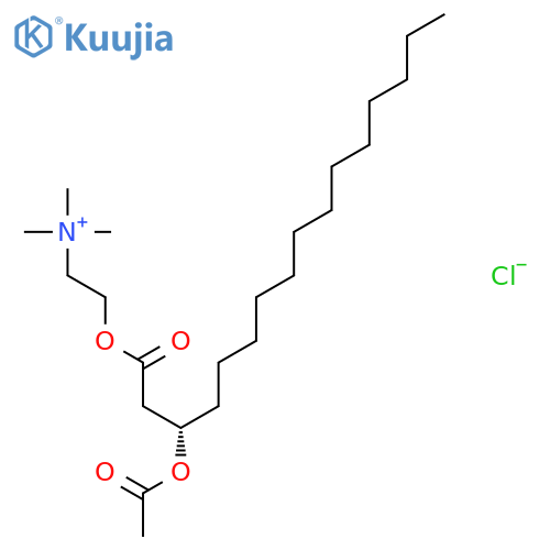 Ethanaminium,2-[[(3S)-3-(acetyloxy)-1-oxohexadecyl]oxy]-N,N,N-trimethyl-, chloride (9CI) structure