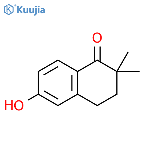 1(2H)-Naphthalenone, 3,4-dihydro-6-hydroxy-2,2-dimethyl- structure