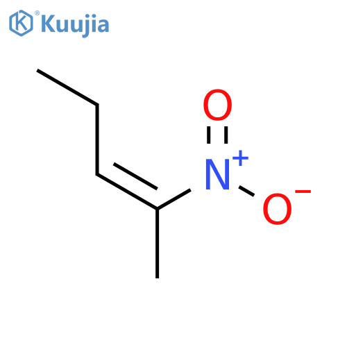 (Z)-2-Nitro-2-pentene structure
