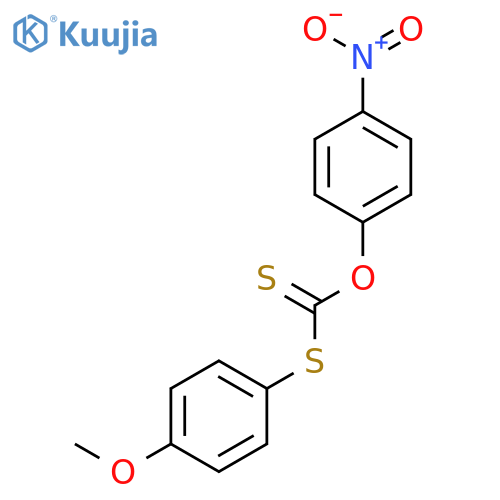 Carbonodithioic acid, S-(4-methoxyphenyl) O-(4-nitrophenyl) ester structure