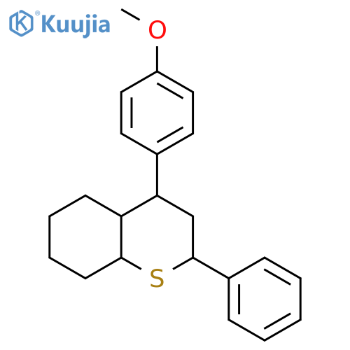 2H-1-Benzothiopyran, octahydro-4-(4-methoxyphenyl)-2-phenyl- structure