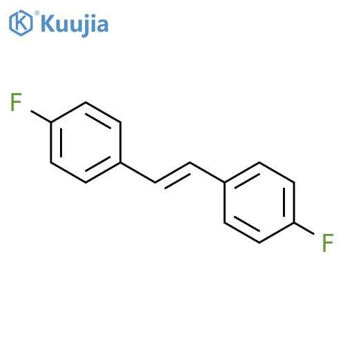 Benzene, 1,1'-(1E)-1,2-ethenediylbis[4-fluoro- structure