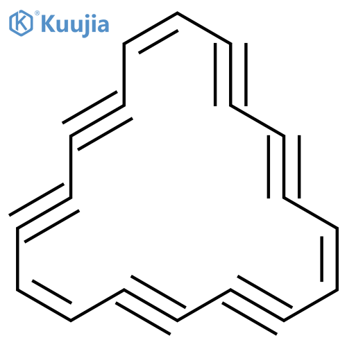 1,7,13-Cyclooctadecatriene-3,5,9,11,15,17-hexayne structure