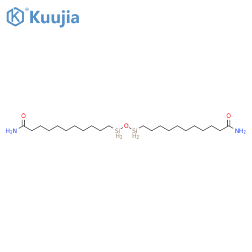 Undecanamide,11,11'-(1,3-disiloxanediyl)bis- structure