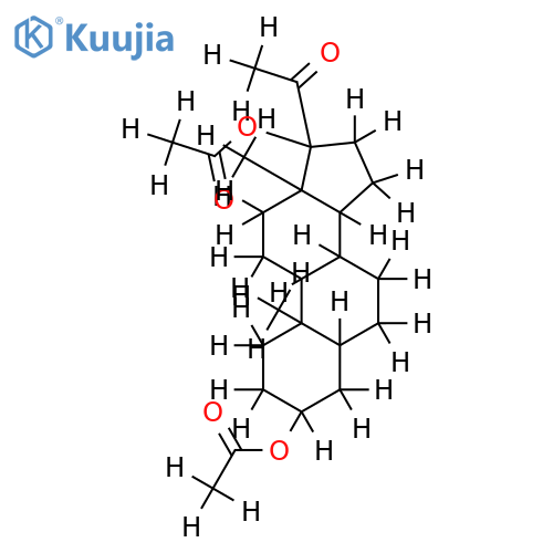 Di-Ac-(3beta,5beta,17alphaOH)-3,17-Dihydroxypregnan-20-one structure