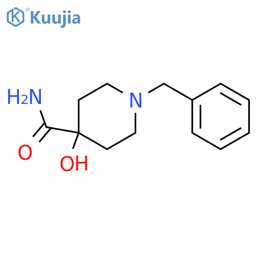 1-Benzyl-4-hydroxypiperidine-4-carboxamide structure