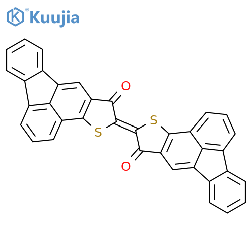Fluorantheno[3,2-b]thiophen-6(5H)-one,5-(6-oxofluorantheno[3,2-b]thiophen-5(6H)-ylidene)- structure