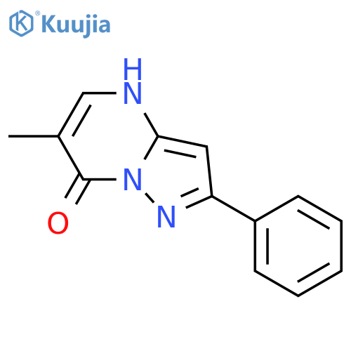Pyrazolo[1,5-a]pyrimidin-7(4H)-one, 6-methyl-2-phenyl- structure