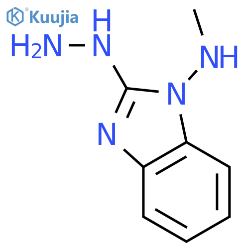 1H-Benzimidazol-1-amine,2-hydrazinyl-N-methyl- structure