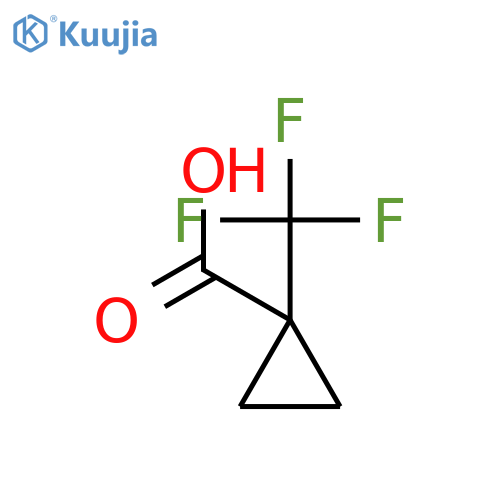1-(trifluoromethyl)cyclopropanecarboxylic acid structure