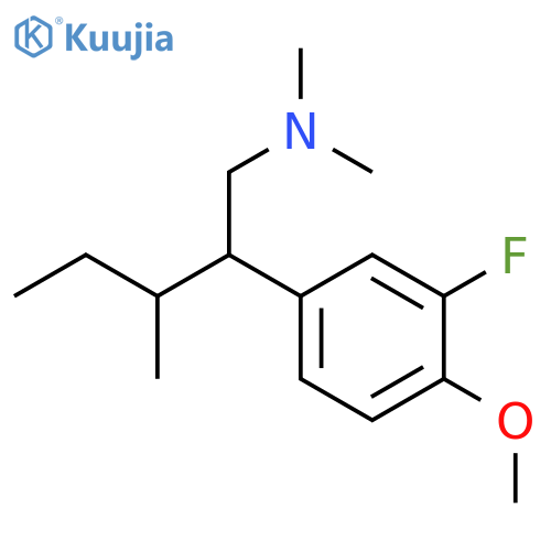 Benzeneethanamine,3-fluoro-4-methoxy-N,N-dimethyl-b-(1-methylpropyl)- structure