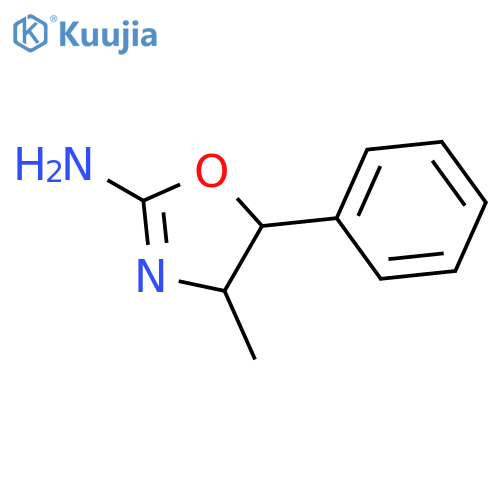 2-Oxazolamine, 4,5-dihydro-4-methyl-5-phenyl-, (4R,5S)- structure