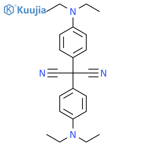 Propanedinitrile, bis[4-(diethylamino)phenyl]- (9CI) structure