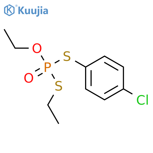 Phosphorodithioic acid,S-(4-chlorophenyl) O,S-diethyl ester structure