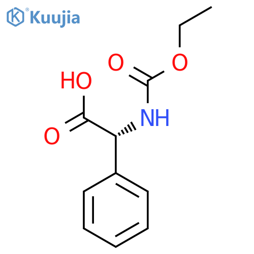 (R)-ethoxycarbonylamino-phenyl-acetic acid structure