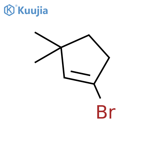 Cyclopentene, 1-bromo-3,3-dimethyl- structure