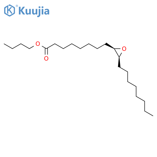 Oxiraneoctanoic acid, 3-octyl-, butyl ester, (2R,3S)-rel- structure