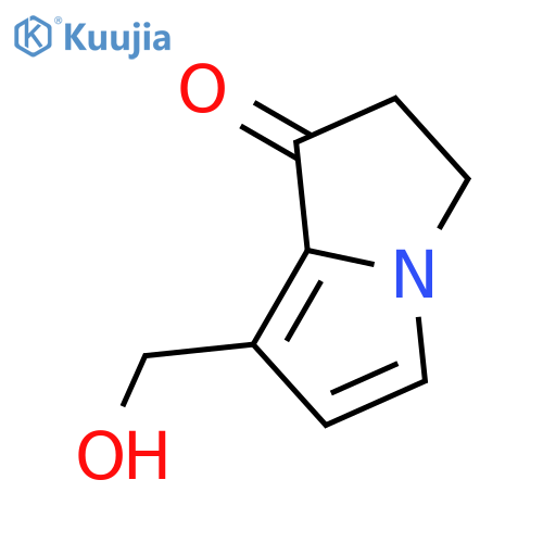 1H-Pyrrolizin-1-one,2,3-dihydro-7-(hydroxymethyl)- structure