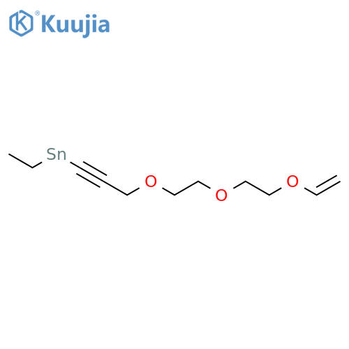 3,6,9-Trioxa-13-stannapentadec-1-en-11-yne structure