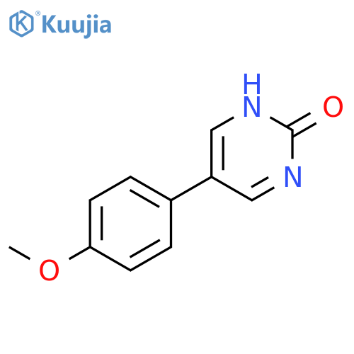 2-Hydroxy-5-(4-methoxylphenyl)pyrimidine structure