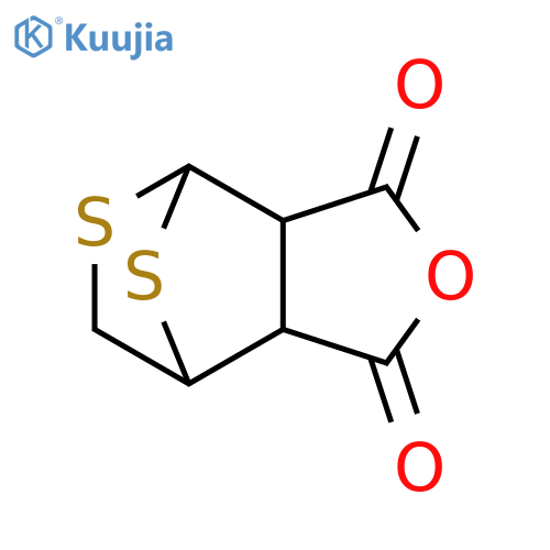 4,7-Epithio-3H-thiopyrano[3,4-c]furan-1,3(4H)-dione,tetrahydro- structure