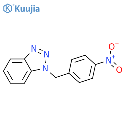 1-(4-Nitrobenzyl)-1H-benzotriazole structure