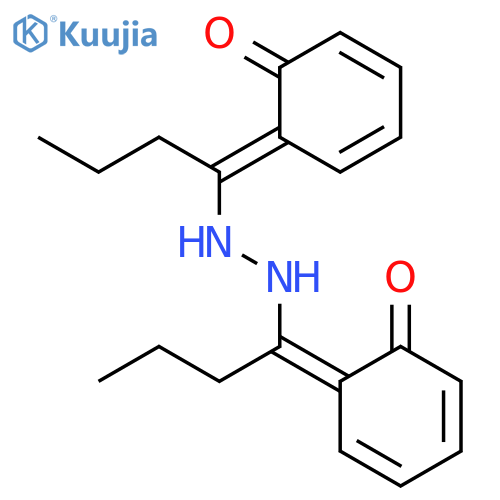 1-Butanone,1-(2-hydroxyphenyl)-, 2-[1-(2-hydroxyphenyl)butylidene]hydrazone structure